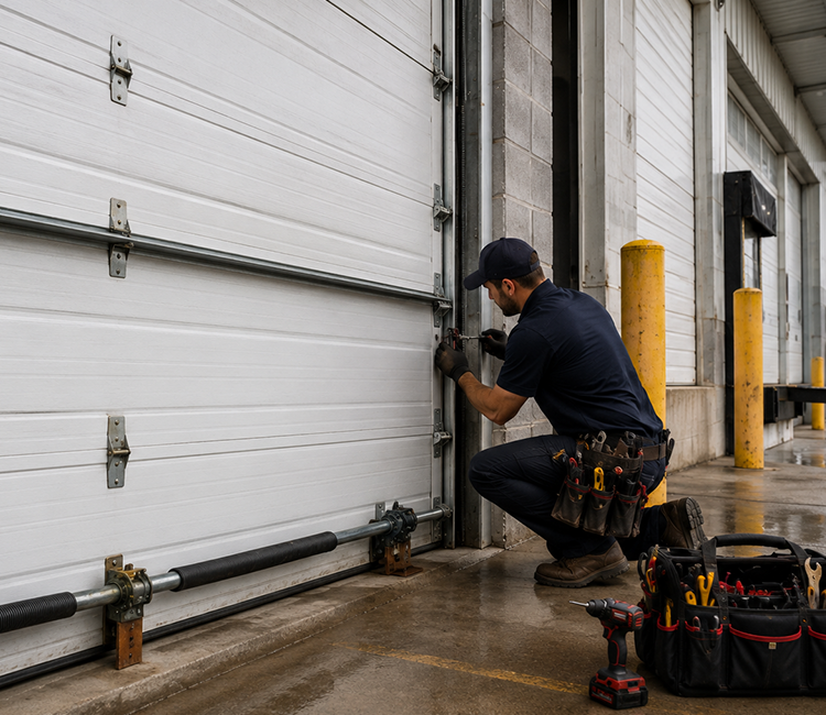 Commercial garage door repair in Grapevine TX