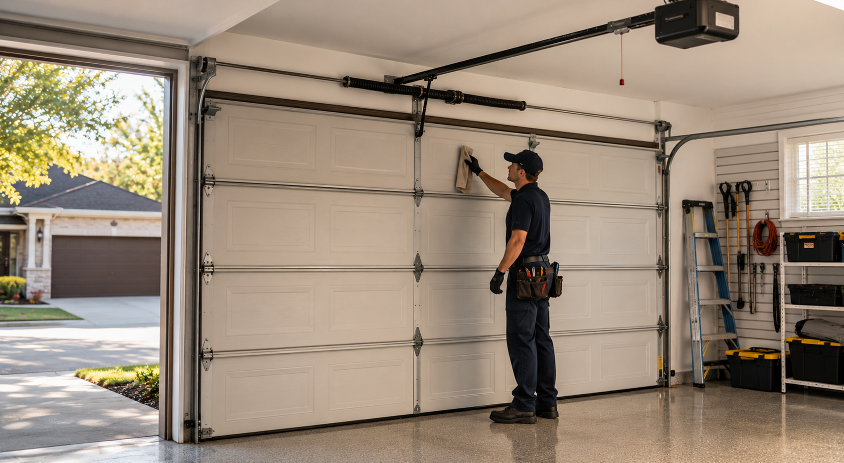Garage door maintenance service in Grapevine TX