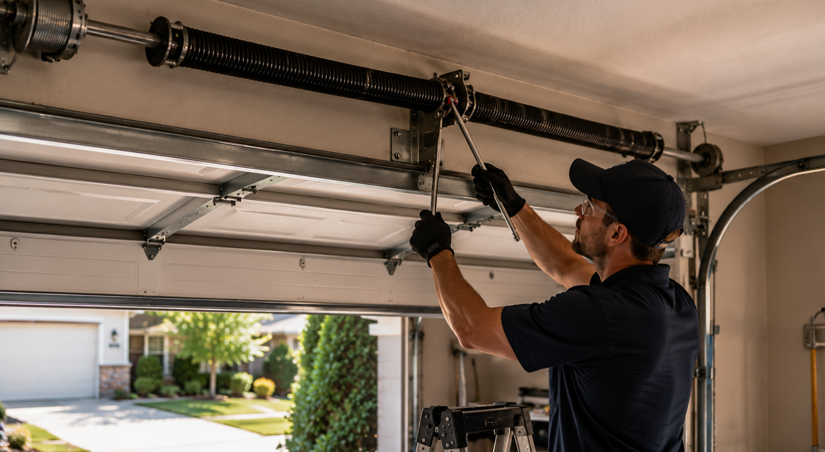 Garage door spring repair in Grapevine TX