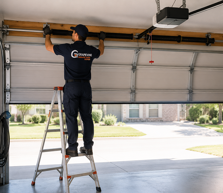 Garage door spring service in Grapevine TX