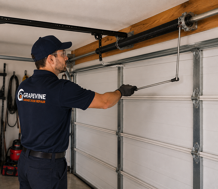 Preventive garage door spring maintenance in Grapevine TX