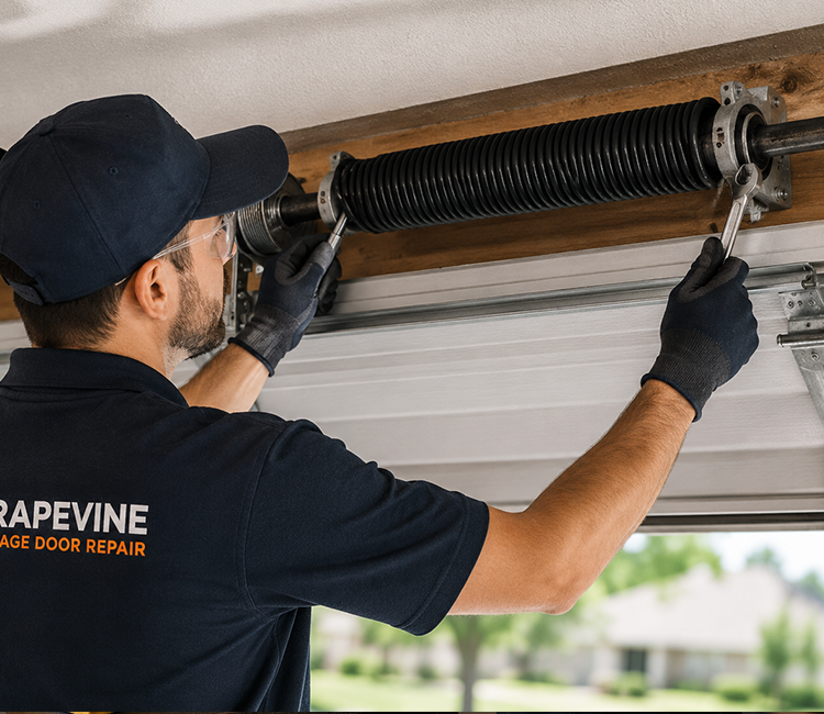 Garage door spring repair service in Grapevine TX